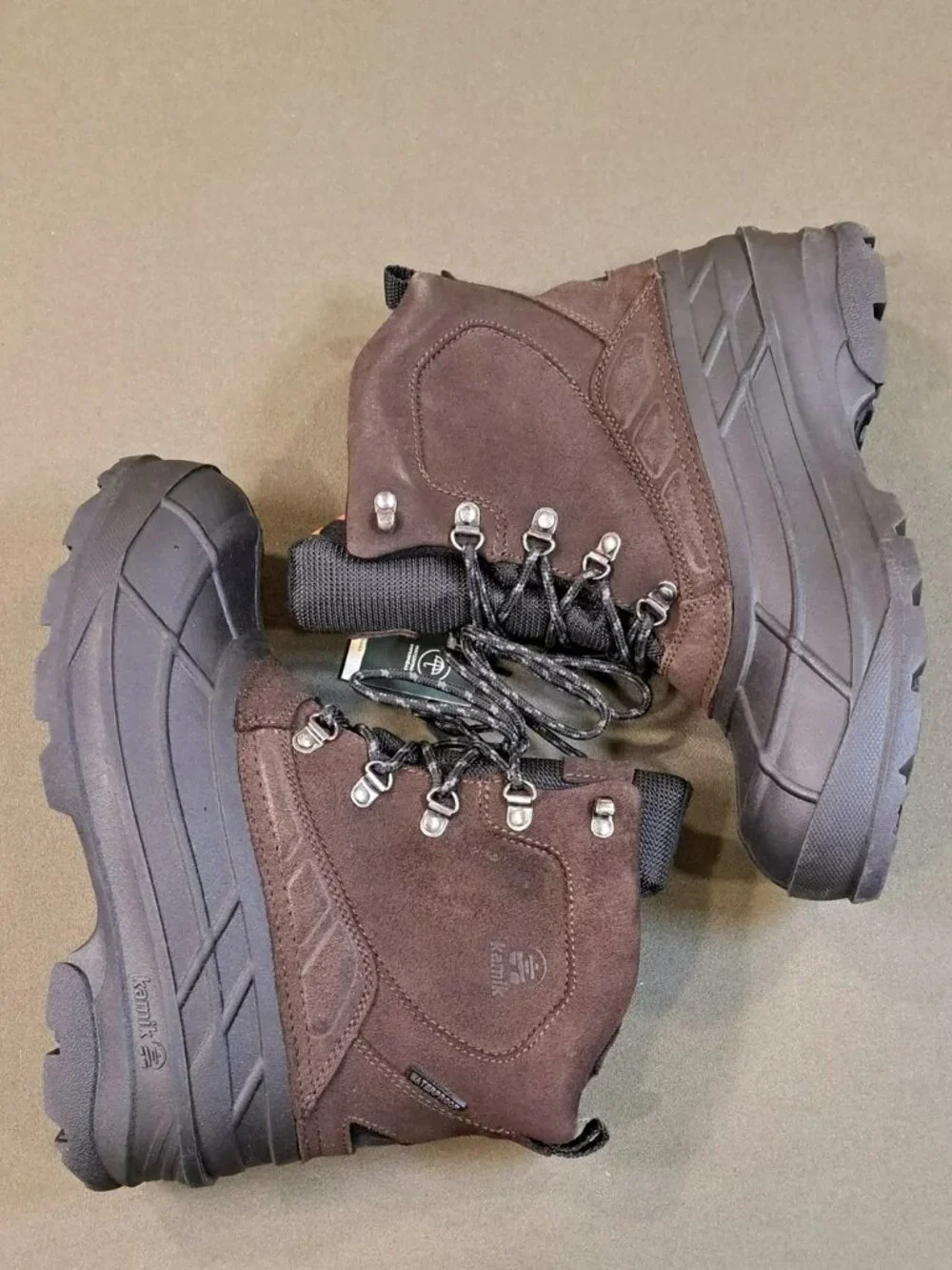 Kamik Fargo 2 Winter Boots - Color: Dark Brown / Black - Size: Men 10